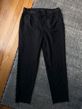 Zara Black Elastic Drawstring Trousers